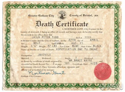 Death Certificates and Transfer of Remains